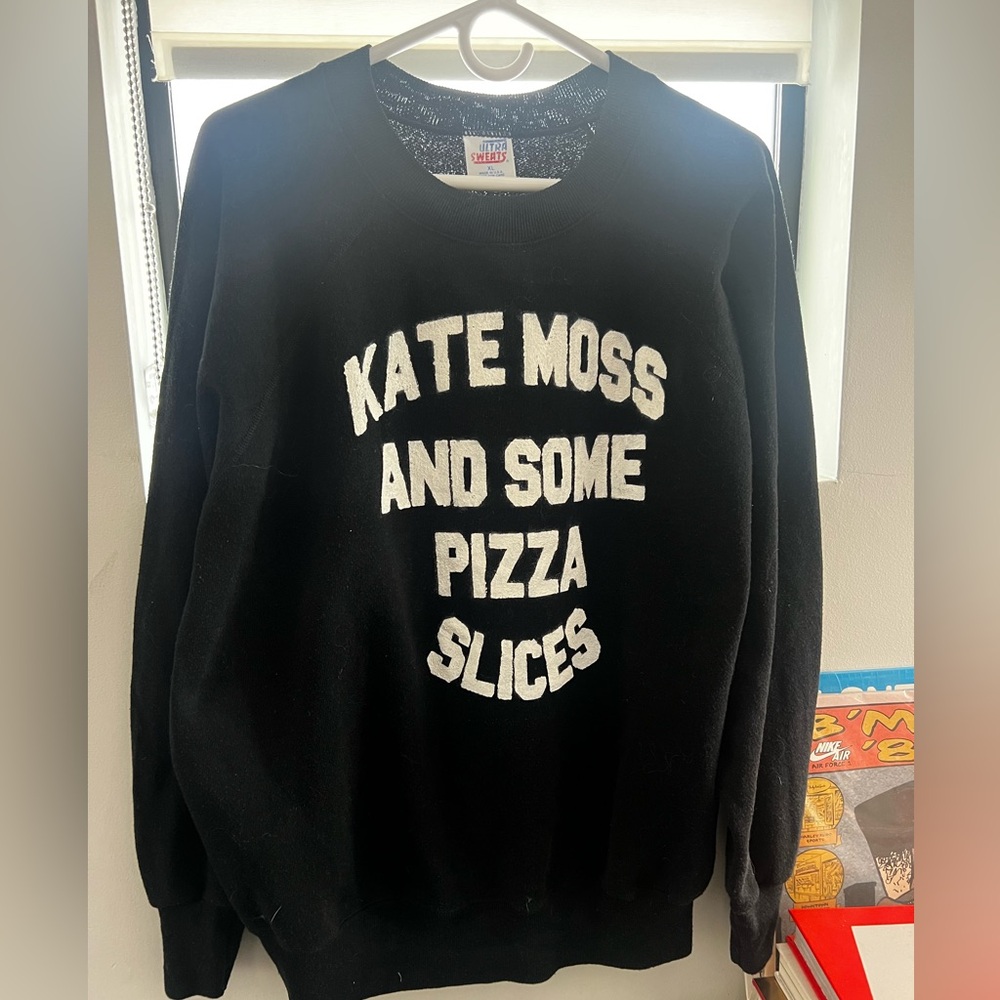 Black Graphic Sweatshirt